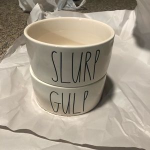 Rae Dunn dog dishes